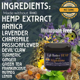 NEW Sealed Ugli Butter Hemp Night Cream 4oz – Calming Nightly Hemp Topical with Soothing Lavender, Calming Chamomile & Relaxing Passionflower. Ease Restless Muscles & Support a Healthy Sleep Cycle Melatonin Free