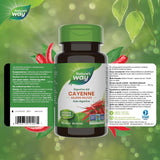 NEW Sealed Nature's Way Cayenne Pepper 40,000 HU, 450 mg per serving, 100 Vegetarian Capsules