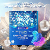 NEW Sealed Onespring Eye Gel Pads (24 Pairs) - Undereye Patches for Puffy Eyes, Wrinkles, Dark Circles, Natural Collagen Eye Gels, Under Eye Mask Patches for Face to Soothe Puffiness, Eyebags, BB: 02/29