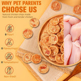 NEW Crispy Chicken Chips for Dogs 70g - Premium Natural Treats, High Fresh Meat Content, Low Fat, High Protein, Ideal for Training & Rewards, BB: 10/26