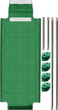 NEW Retails $69, Acrimet Nap Cot for Kids, Portable Toddler Child Bed, Stackable, 52" L (Stainless Steel Tubes) (Green Breathable Mesh Fabric - Green Feet) (1 Pack)