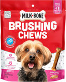 NEW Sealed Milk-Bone Brushing Chews Dental Dog Treats, Chicken Flavour Dental Chew, Helps Clean Teeth and Reduce Bad Breath, For Small Dogs, 48 Treats (Pack of 1), BB: 08/27