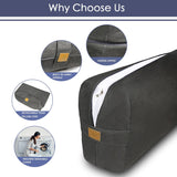 NEW Retails $65, Yoga Bolster (66x27x14 cm) Supportive Yoga Cushion for Restorative Yin Yoga Accessories Rectangular Bolster for Stretching Meditation Pillow 100% Organic Cotton Removable Washable Cover Large
