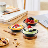 NEW Mini Pie Pans, 4 Inch Carbon Steel Pie Tins, Nonstick Round Quiche Pan, 4PCS Reusable Tart Pan for Baking Cakes Desserts Pizza, Black