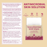 NEW Sealed, BASE LABORATORIES Hypochlorous Acid Wipes for Face & Skin - Facial Cleansing and Daily Skin Repair Hypochlorous Acid Wipes - for Sensitive Skin, Redness, Irritations, Eczema - 75 Wipes, BB: 09/27