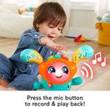 Item shows light use! Fisher-Price Baby & Toddler Learning Toy Dj Bouncin’ Beats with Music Lights & Bouncing Action for Ages 6+ Months, Retails $63