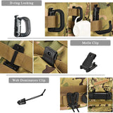 NEW Emergency Survival Kit, Tactical Military Trauma First Aid Kit, Molle EMT IFAK Pouch Outdoor Gear Tourniquet Bandage Bleeding Control Kit for Camping Hiking Hunting Travel Car Adventures (Black)