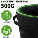 NEW Retails $40, SYITCUN 4 Pack 15 Gallon Potato Growing Bags, Thickened Nonwoven Fabric Grow Bags with 2 Windows & 2 Reinforced Handle, Potato Bags for Growing Potatoes, Vegetable and Fruits