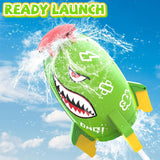 NEW Skirfy Water Rocket Launcher for Kids Toys, Summer Water Sprinkler for Kids, Outdoor Water Toy Backyard Lawn Birthday Gift for Young Kids