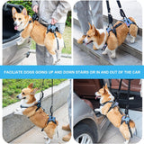NEW Retails $177, Dog Lift Harness, Dog Lift Sling Carrier with Handle & Shoulder Sling, Support Harness for Rear Back Legs Helps, Disabled, Arthritis, Joint Injuries, Paralysis Up Stairs Blue, Extra Large）