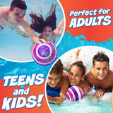 NEW THE ULTIMATE POOL BALL - You fill this ball with water to play underwater games - Dribble from the bottom of the pool and run underwater for endless summer fun (Pink/Purple), 9-inch