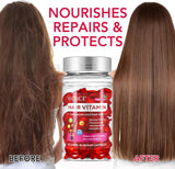 NEW Hair Vitamin Serum Capsules, Hair Treatment Serum Oils - No Rinse with Argan Macadamia Avocado Oils - Enriched Hair Vitamins A, C, E, Pro B5-40 Capsules for Women Men Hair Repair