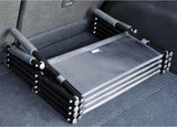 NEW Downtown Pet Supply - Foldable Dog Stairs for Car - Safe & Portable Pet Ramp for Large Dogs with Rubber Traction Mat & Rubber Feet - SUV, Truck, Van & Car Accessories - 20 to 30 in Adjustable Height