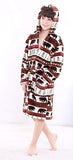 NEW Retails $30+, OUFANG Boys Girls Robe Kids Hooded Bathrobe Multicolors Unisex Sleep Bath Robe (5-11 Years) Sleepwear