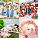 NEW Balloon Arch Stand Kit, 10FT Wide & 9FT Height Adjustable Balloon Garland Stand with Water Base for Wedding Birthday Baby Shower Graduation Party Supplies Halloween Decoration, NO pump