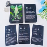 NEW DPEHAKMK Angel Numbers Oracle Cards, Angel Number Affirmation Cards, Tell You How to Live Your Life The Best Way