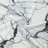 NEW Retails $52, Linnyio Abstract Marble White Hoodies Hooded Sporty Sweatshirts 3D Print Hoodie for Girls Boys Men, Sz S