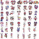 NEW Amazing Digital Circus Stickers (56 pcs) Cartoon Waterproof Decal Pack, for Toys Laptop Water Bottle Snowboard Luggage Hydro Flasks Waterproof Vinyl Decal for Teens Adults, Kids DIY (Circus)