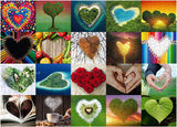 NEW Heart Shaped Puzzles for Adults 1000 Pieces and up, PICKFORU Love Puzzle as Wall Decors, Valentine's Day Puzzle for Puzzle Lovers