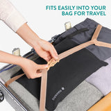 NEW Retails $45, Navaris Foldable Yoga Mat for Travel - 1/16" (1.5mm) Thick Exercise Mat for Pilates, Workout, Gym, Fitness - Non-Slip Folding Portable Mat