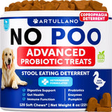 NEW Sealed, No Poo Chews for Dogs, Puppy - Coprophagia Stool Eating Deterrent - Prevent Dog from Eating Poop - Stop Eating Poop Treats with Probiotics & Enzymes - Immune, Digestive, Gut Health Support Supplement, BB: 08/27