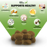 NEW Retails $57, Deley Naturals Hip and Joint Supplement for Dogs - Glucosamine Chondroitin MSM & Collagen for Dogs - Dog Joint Supplement, Smaller Chews, Low Calories, Same Ingredients - 120 Chicken Flavor Chews, BB: 04/27