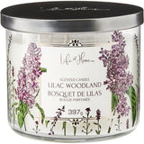 NEW Life at Home 14oz Scented Candle, Lilac Woodland, 3 wick