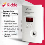 NEW Kidde 900-0076-01 AC Powered, Plug-In Carbon Monoxide Alarm, Retails $60