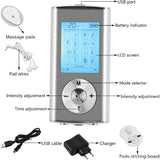 New 8modes 2 channel 20 intensity Portable Electric Mini Tens Digital Therapy Massager