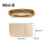 NEW Bag Organizer for Longchamp Small Handbag Inner Finishing Storage Purse Liner Insert Organizer Mini Size