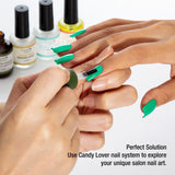 NEW Candy Lover Nail Polish Remover Kit, Non Acetone Gel Polish Remover, Liquid Latex Peel Off Tape, Cuticle Oil, Cuticle Remover Liquid, No Soaking or Wrapping, Quick Remover for Nails Gel