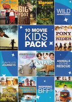 Like New, Kids 10 Film Pack, Cover May Show Some Wear, DVD Is Perfect