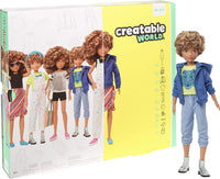NEW Creatable World Deluxe Character Kit Customizable Doll with Blonde Curly Hair, 6 Pieces Doll Clothes, 3 Pairs Shoes and 2 Accessories, Creative Play for All Kids 6 Years Old and Up Retails $50+