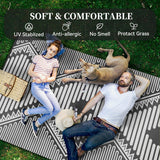 NEW Retails $60, Outdoor Rug 5x8 ft Boho Waterproof Outdoor Carpet-Patio RV Deck Camping Rug Portable Boho Rugs for Outdoor Area Rug Picnic Backyard Porch Beach Mat Grey & White