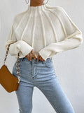 NEW BEDAW Women's Sweater Mock Neck Batwing Sleeve Sweater Sweater for Women - Size M - Retails $77+