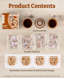 NEW PieceRelax 3D Puzzle Planter 80 Pieces - Flower Pot - Dancing Leaves in Fall, Home Decor Flower Pots for Indoor Cactus, Succulents Pots