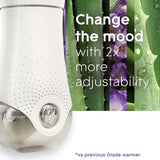 NEW Glade PlugIns Air Freshener Kit, Scented and Essential Oils for Bathroom and Home Fragrance, Tranquil Lavender and Aloe, 2 Warmers and 6 Fragrance Oil Refills