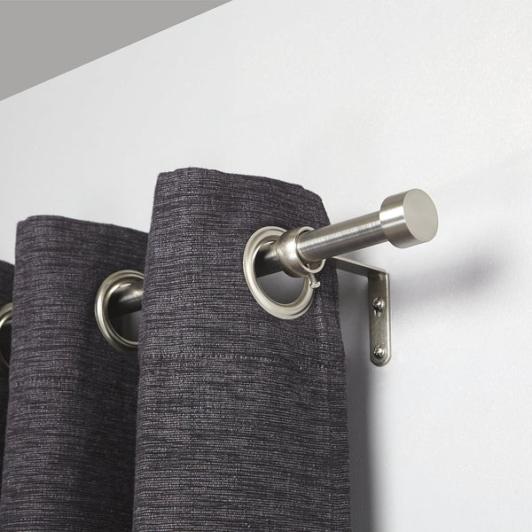 NEW Umbra Cappa (1 Rod), ¾” Adjustable Curtain Rod for Windows – 36 to 72”, Chrome, Retails $67