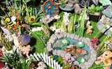 NEW 14 Piece Fairy Garden Miniature Pond Kit, includes everything you need to make fairy pond! Great reviews online