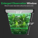 Item shows very light use! Retails $280 VIVOSUN P558 60"×60"×80" PRO Grow Tent, with Thick 1 inch Poles, Strengthened High Reflective Mylar Oxford Fabric, Extra Hanging Bars & High CFM Kit for Hydroponics Indoor Plant for AeroLight A200SE×3