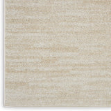 NEW Retails $90, Nourison Essentials Indoor/Outdoor Ivory Beige 4' x 6' Area Rug, Easy Cleaning, Non Shedding, Bed Room, Living Room, Dining Room, Backyard, Deck, Patio (4x6)