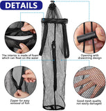 NEW 1PC Ice Fishing Well - Portable Ice Fish Catching Basket - Lightweight Mesh Fishing Net Bag for Live Fish Fishing Bucket Storage Cage