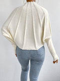 NEW BEDAW Women's Sweater Mock Neck Batwing Sleeve Sweater Sweater for Women - Size M - Retails $77+