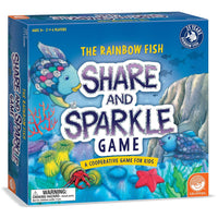 NEW The Rainbow Fish Share and Sparkle Game by MindWare