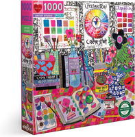 NEW eeBoo Artist's Studio-Puzzle Adult 1000 Pieces Recycled Cardboard, PZTATS