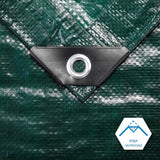 NEW CARTMAN Finished Size 20x40 Feet Waterproof Green Tarp 8 Mil Thick, Multipurpose Protective Cover for Emergency Rain Shelter Camping Tarpaulin, Retails $130