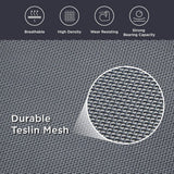 NEW Bedsure Large Indoor/Outdoor Elevated Pet Bed, Large, Portable Bed with Breathable Mesh, Grey, 49"