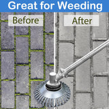 NEW IRmm 6 Inch Unbreakable Wired Trimmer Blade, Weed Eater Head, Steel Wire Brush Weed Trimmer Head, Weed Wacker Blades for Moss Grass Rust Removal, Paving Stone, Pavement Joints or Driveway