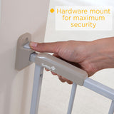 NEW Safety 1st Wide and Sturdy Sliding Metal Gate - White, Retails $80