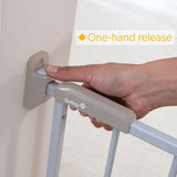 NEW Safety 1st Wide and Sturdy Sliding Metal Gate - White, Retails $80